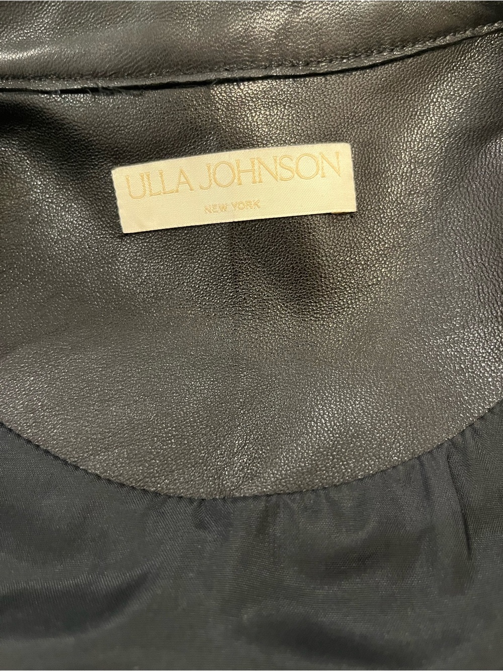 Ulla Johnson black Ilaria Leather Jacket - Picture 8 of 8